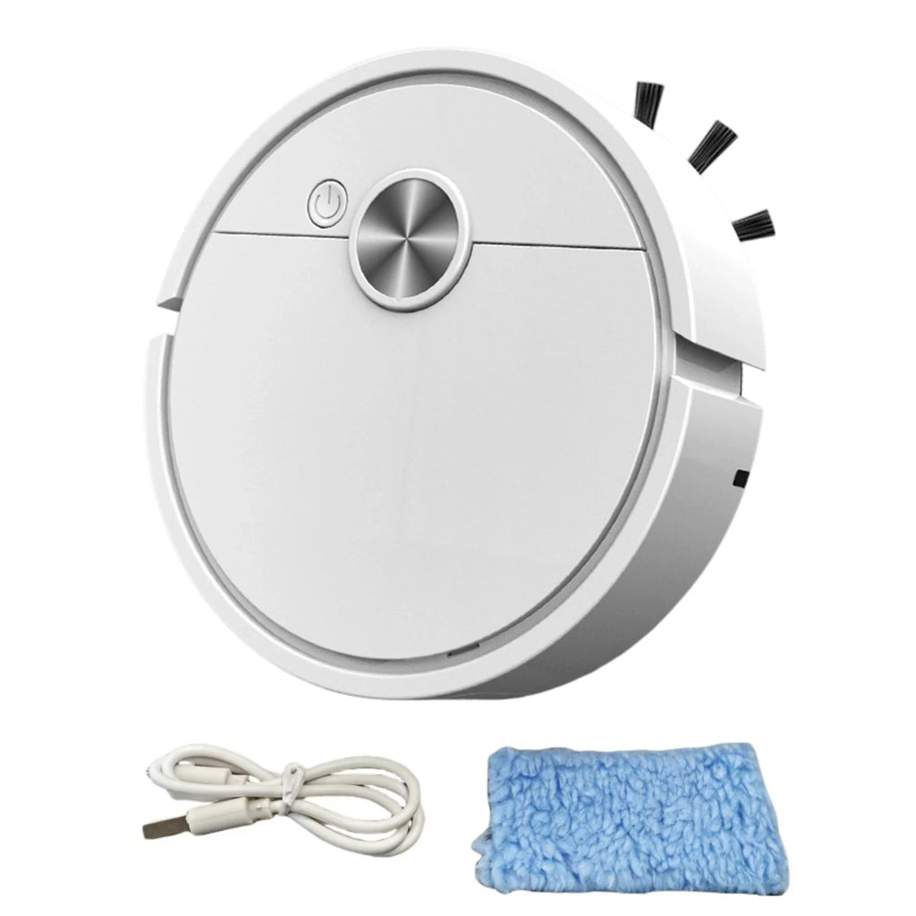 3 In 1 Mini Robots Vacuum Cleaner Lightweight Smart Cleaning Machine Easy To Use Mini Car Robot Vacuum for Car&Home Cleanings