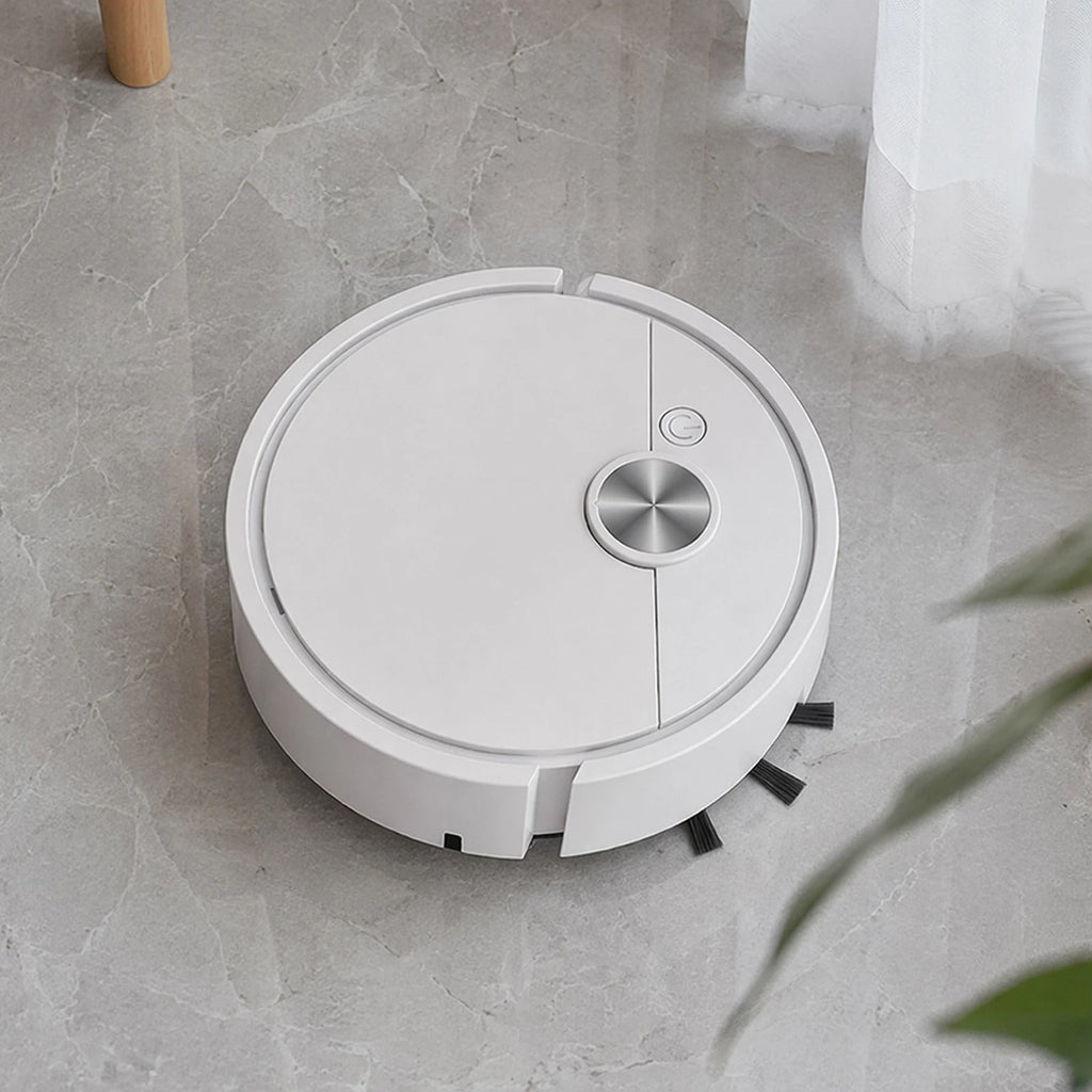 3 In 1 Mini Robots Vacuum Cleaner Lightweight Smart Cleaning Machine Easy To Use Mini Car Robot Vacuum for Car&Home Cleanings