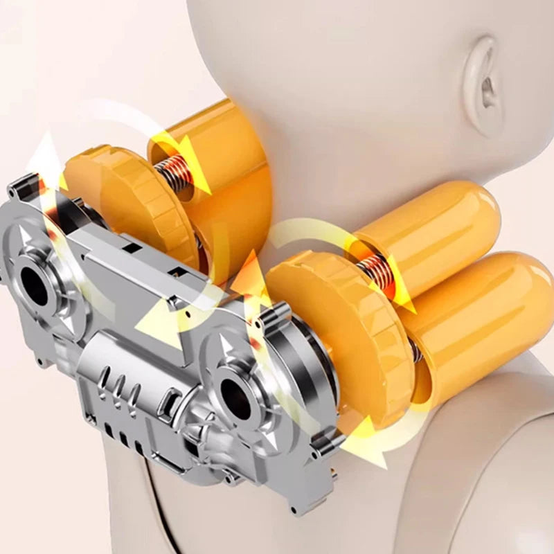 Massager Cervical Spine Waist Back Kneading Full Body Multifunctional Massage Chair Household Cushion Shoulder and Neck Massager