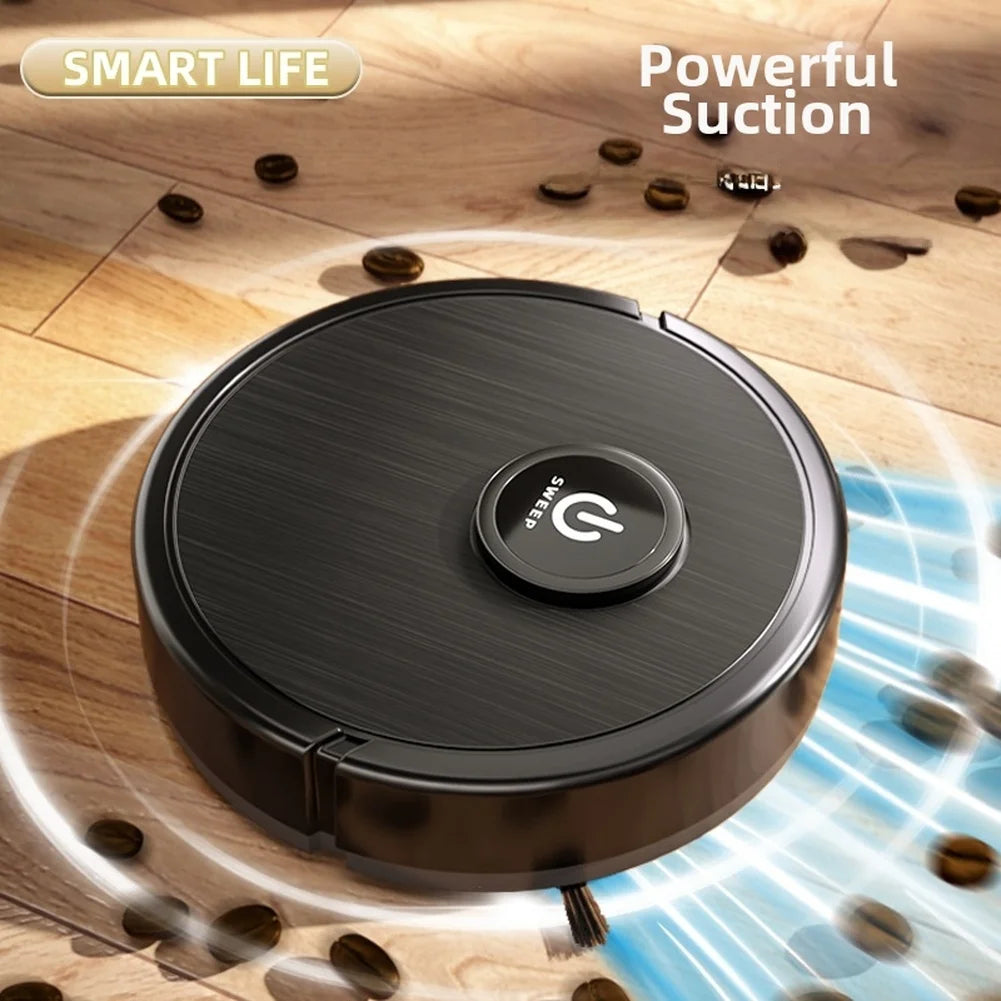 Smart Robot Vacuum Cleaner 3 In 1 Sweeping Mopping 1000Pa Suction 45dB Low Noise Dragging Cleaning Sweep Floor For Home Office