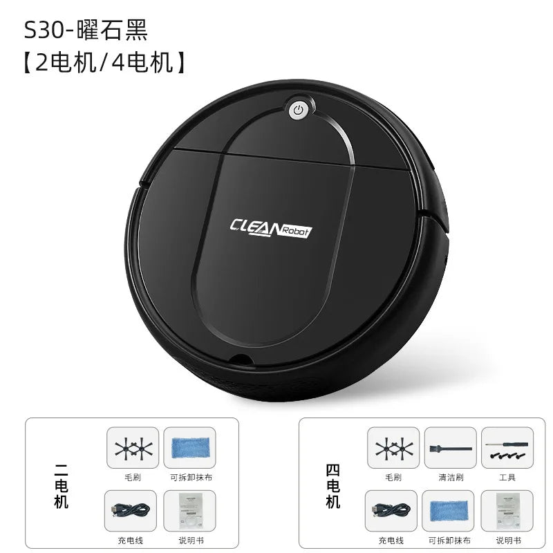 Rechargeable Smart Vacuum Cleaner 3‑in‑1 Sweep Mop Vacuum Robot Auto Floor Cleaning Machine for Home Living Room Bedroom