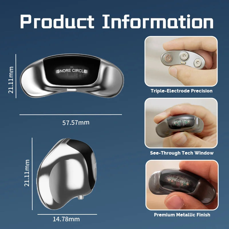 2026 New Arrival Snore Circle AI Intelligent Anti-Snoring EMS Device FCC Certification 2L Capacity 1-Year Shelf Life Plastic