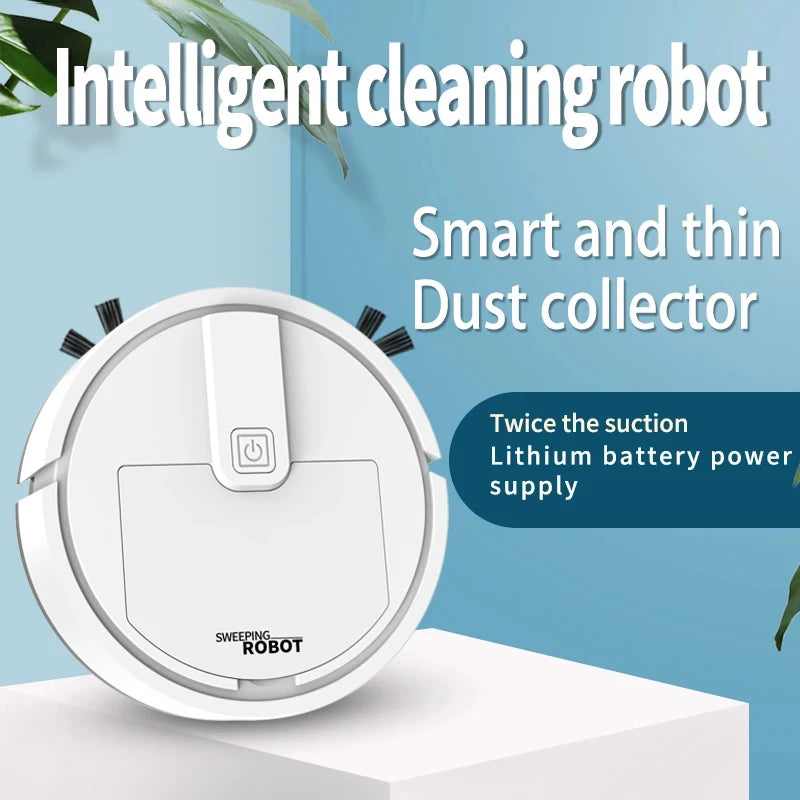 Household 3-in-1 Intelligent Sweeping Robot USB Charging Sweeping Machine Dust Hair Pet Hair Vacuum Home Appliance Gifts