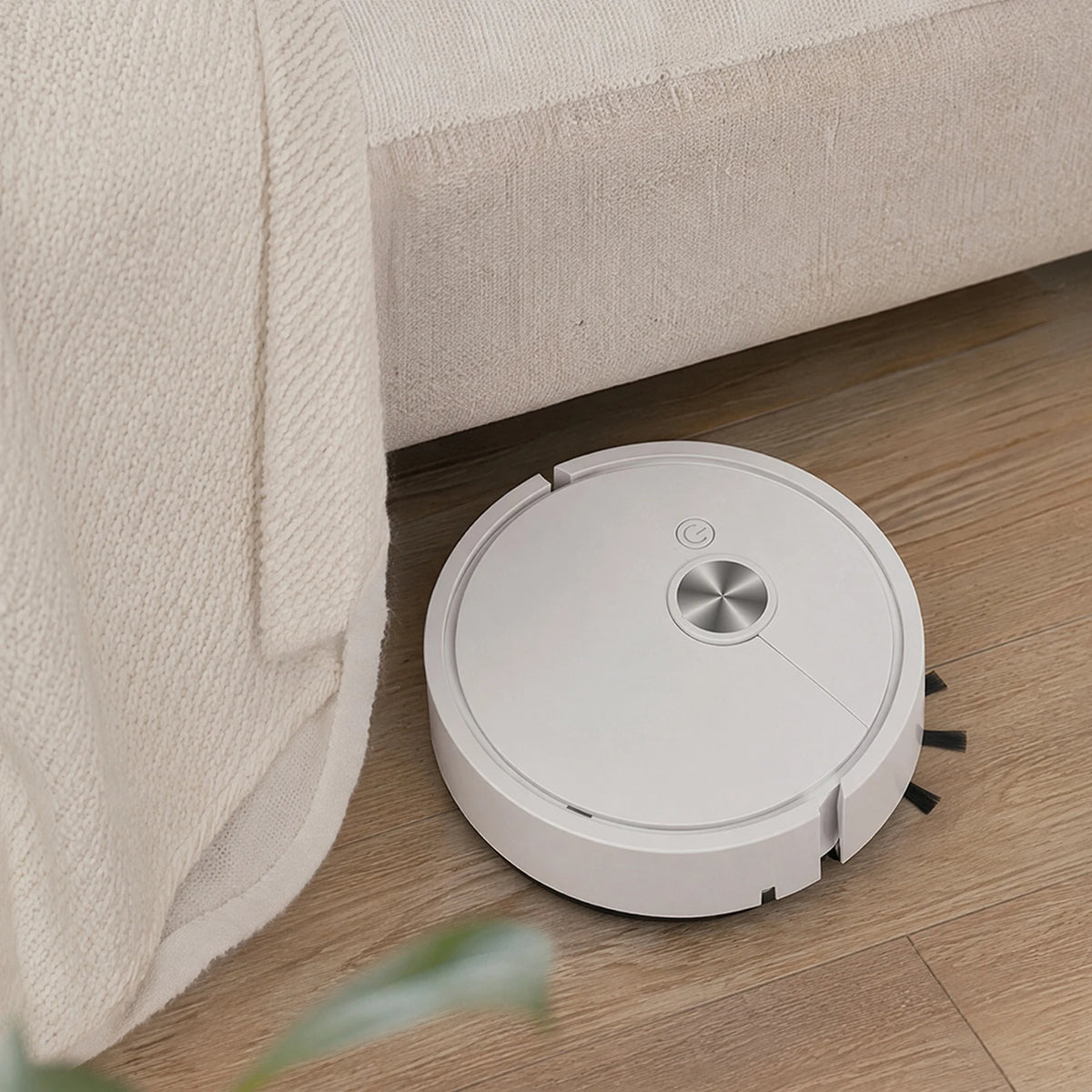 3 In 1 Mini Robots Vacuum Cleaner Lightweight Smart Cleaning Machine Easy To Use Mini Car Robot Vacuum for Car&Home Cleanings