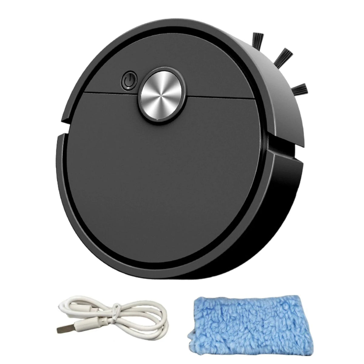 3 In 1 Mini Robots Vacuum Cleaner Lightweight Smart Cleaning Machine Easy To Use Mini Car Robot Vacuum for Car&Home Cleanings