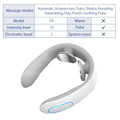 TENS Pulse Back Neck Massage Wireless Smart Sholder Cervical Massager Heating Muscle Punch Beating Care Tool