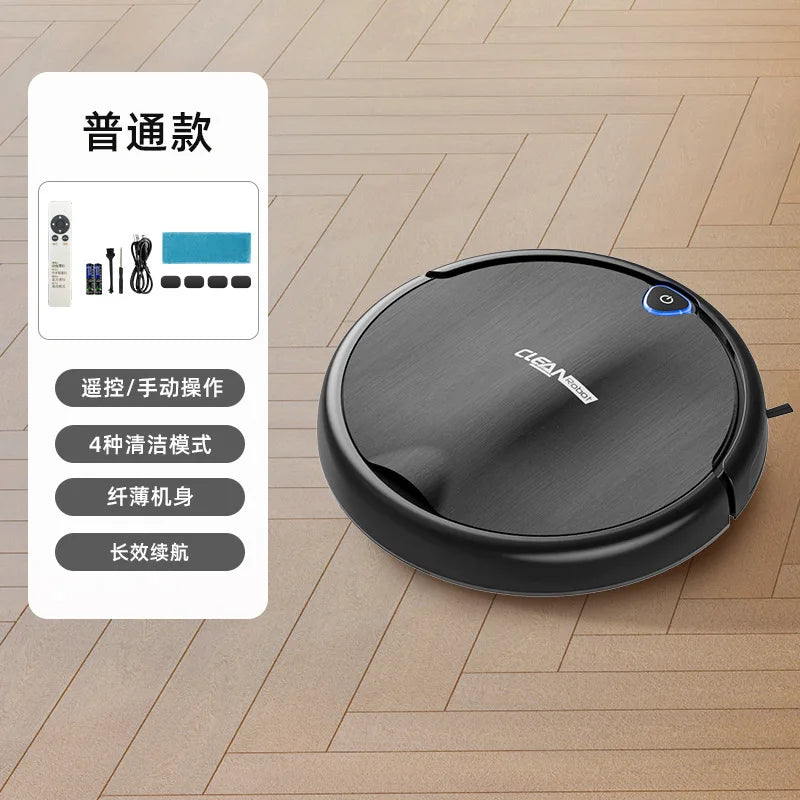 Rechargeable Smart Vacuum Cleaner 3‑in‑1 Sweep Mop Vacuum Robot Auto Floor Cleaning Machine for Home Living Room Bedroom