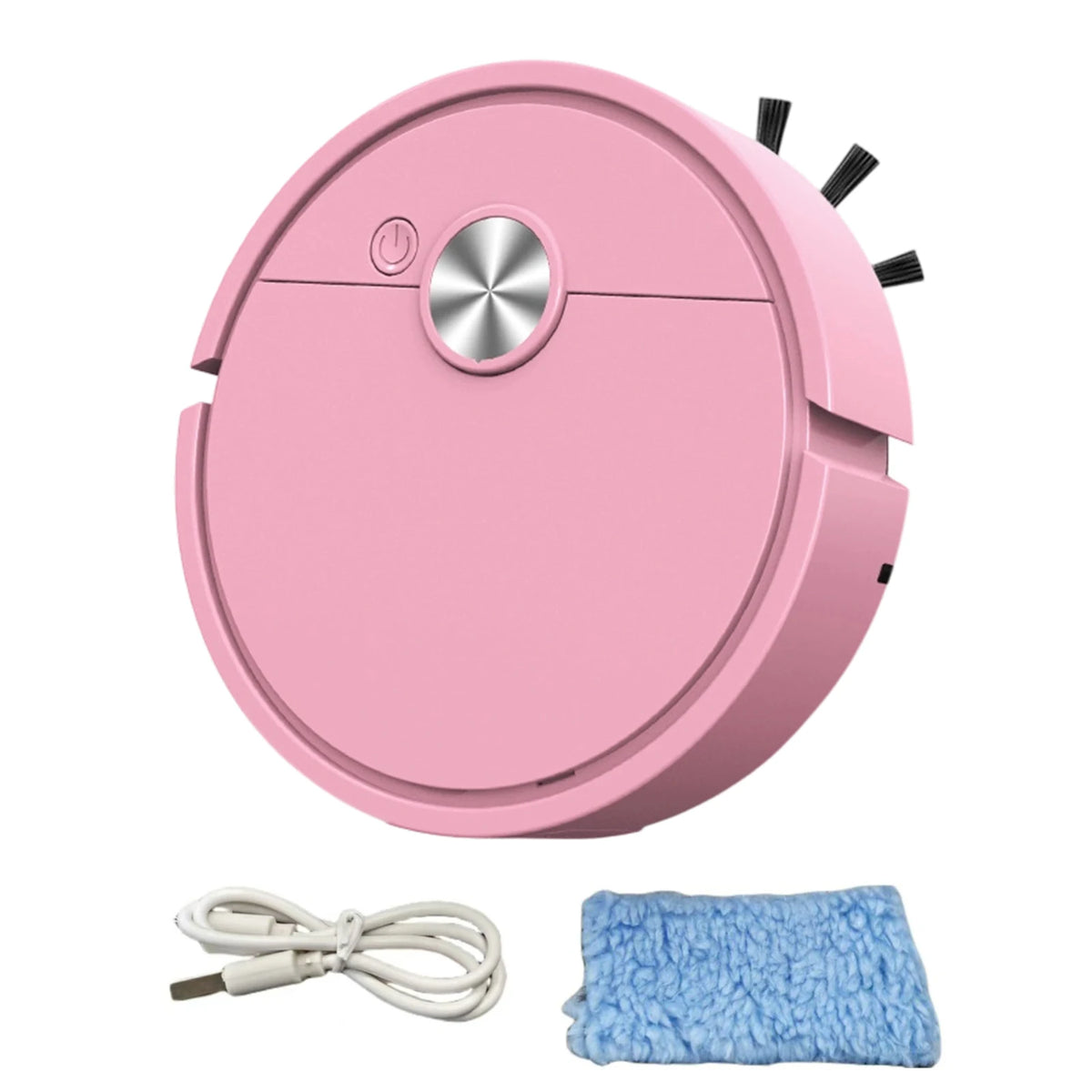 3 In 1 Mini Robots Vacuum Cleaner Lightweight Smart Cleaning Machine Easy To Use Mini Car Robot Vacuum for Car&Home Cleanings