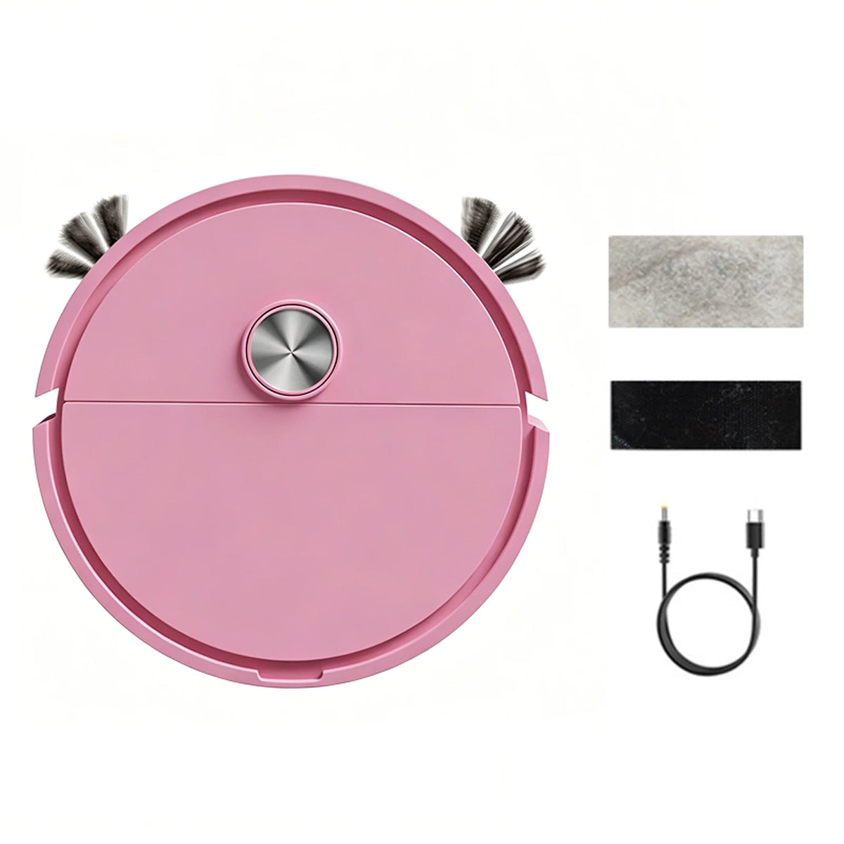 3 In 1 Intelligent Cleaning Robot Lightweight Smart Cleaning Machine Automatic Obstacle Avoidance for Pet Hair&Hard Floor&Carpet
