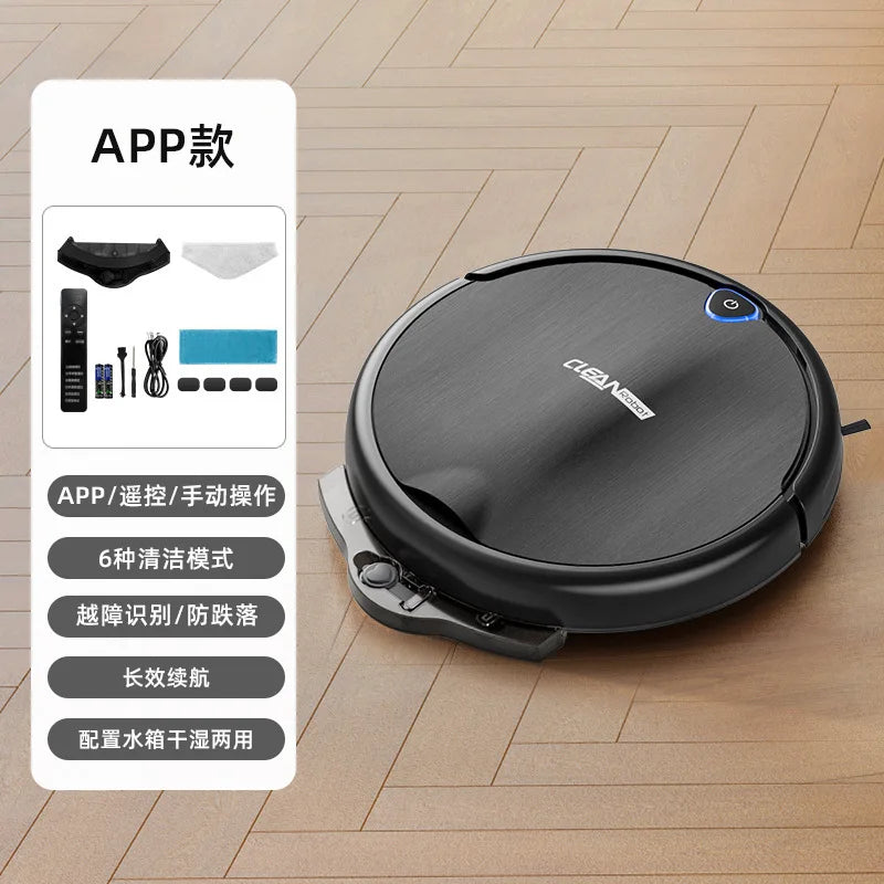 Rechargeable Smart Vacuum Cleaner 3‑in‑1 Sweep Mop Vacuum Robot Auto Floor Cleaning Machine for Home Living Room Bedroom