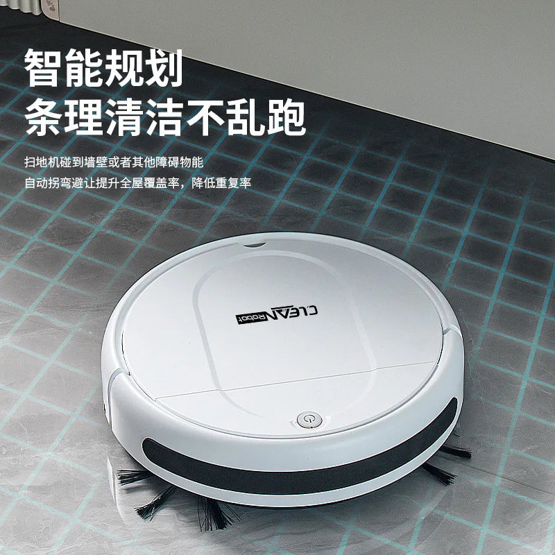 Rechargeable Smart Vacuum Cleaner 3‑in‑1 Sweep Mop Vacuum Robot Auto Floor Cleaning Machine for Home Living Room Bedroom