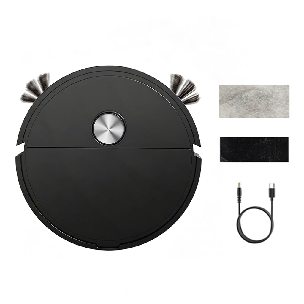 3 In 1 Intelligent Cleaning Robot Lightweight Smart Cleaning Machine Automatic Obstacle Avoidance for Pet Hair&Hard Floor&Carpet