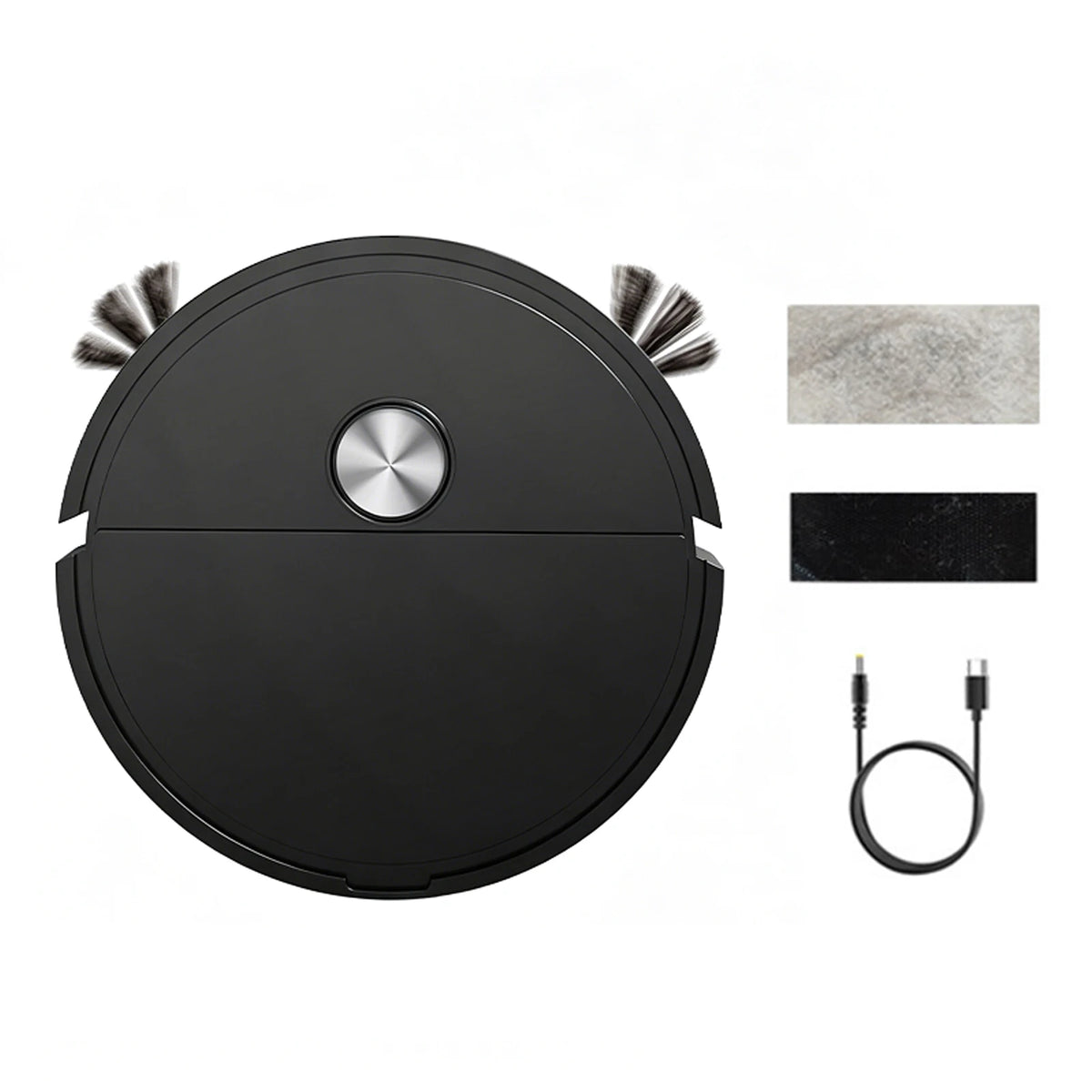 3 In 1 Intelligent Cleaning Robot Lightweight Smart Cleaning Machine Automatic Obstacle Avoidance for Pet Hair&Hard Floor&Carpet